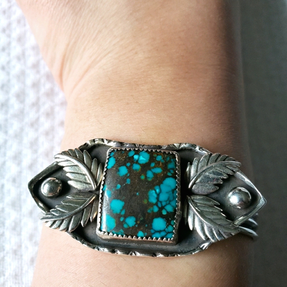 Sterling Silver Turquoise Cuff Bracelet